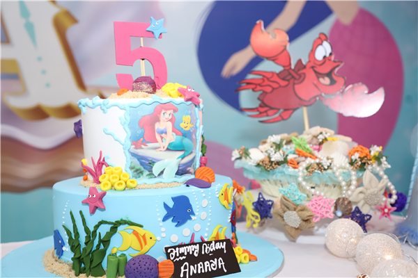 Anayaa's Mermaid theme birthday party