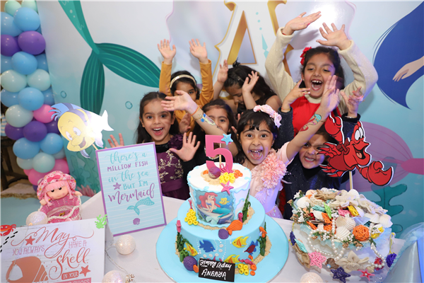 Anayaa's Mermaid theme birthday party